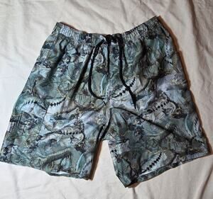 Guy Harvey AFTCO Men's Large Bass Fishing Swim Trunks All Over Print